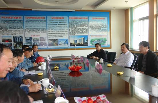 劉崇珩、馮志洪蒞臨青海物產(chǎn)北川工業(yè)物流園參觀