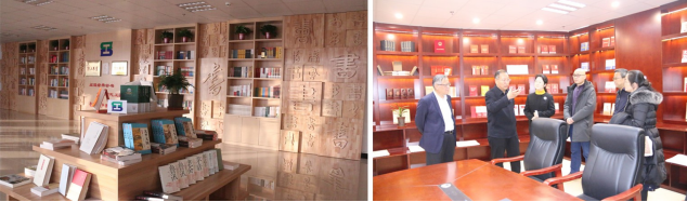 省委常委、省總工會主席馬吉孝同志來我司為全國職工書屋示范點(diǎn)揭牌